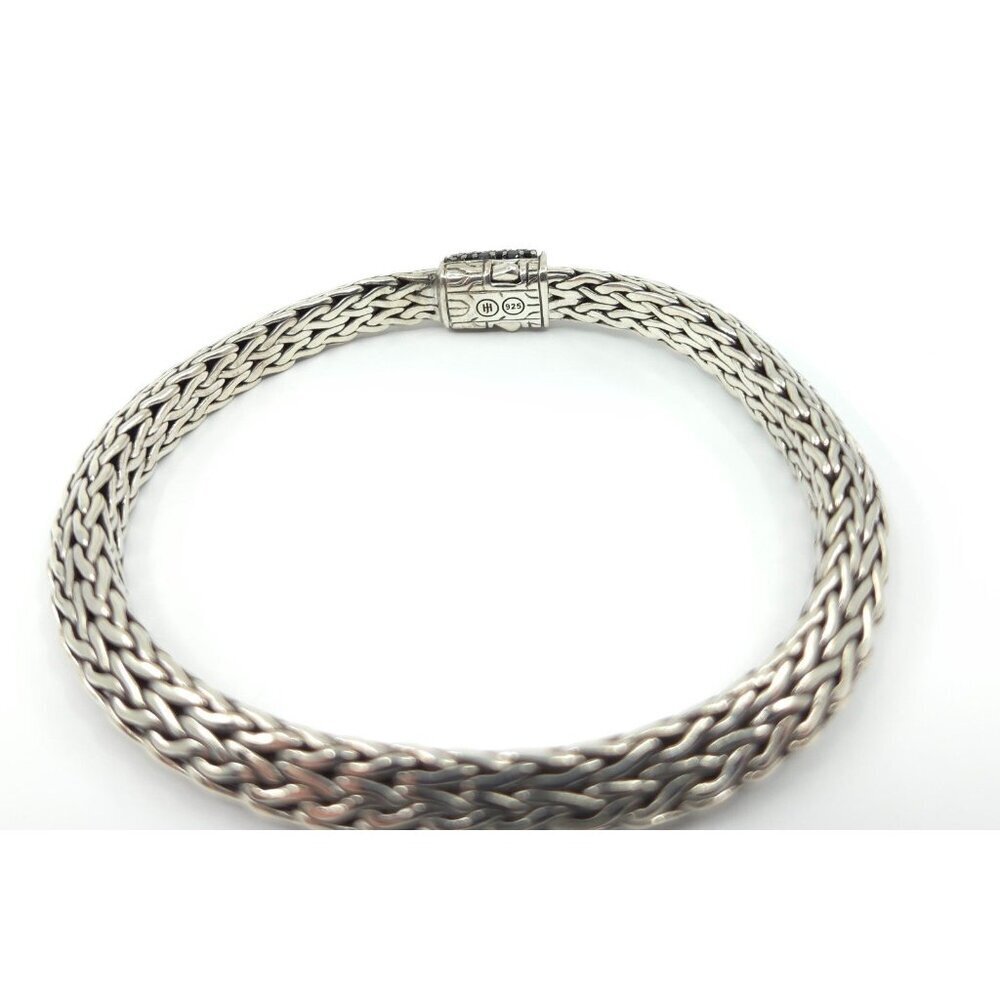 John Hardy Classic Chain Tiga Sapphire Chain Bracelet 6mm 7.25" - Picture 8 of 16